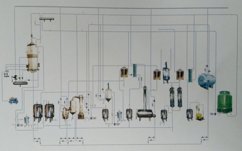 Línea de extracción dinámica para medicamentos chinos tradicionales